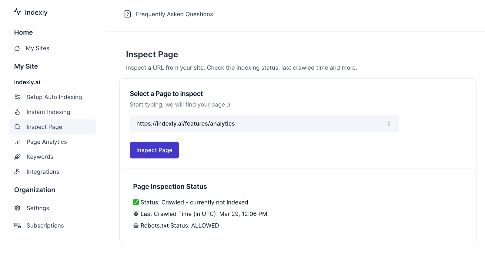 Wix indexing pages to Google